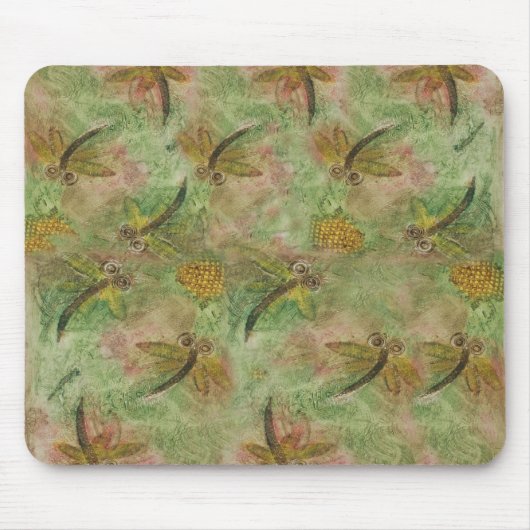 Dragonfly Cotton Candy Mousepad (Vorne)