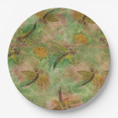 Dragonfly Cotton Candy Pappteller (Vorderseite)