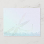 Dragonfly Country Wedding Save the Date Ankündigungspostkarte (Rückseite)