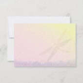 Dragonfly Country Wedding UAWG RSVP Karte (Rückseite)