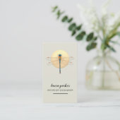 Dragonfly Creative Designer Nature Green Visitenkarte (Stehend Vorderseite)