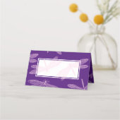 Dragonfly Custom Color Summer Party Platzkarte (Vorderseite)