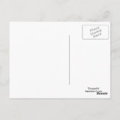 Dragonfly Daisies Postcard Postkarte (Rückseite)