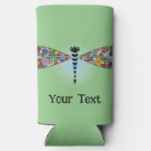 Dragonfly Damselfly Seltzer Can Cooler Selters Dosenkühler (Rückseite)