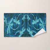 Dragonfly Dance Blue Tango Towel Set (Handtuch)