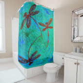 Dragonfly Dance Duschvorhang (Beispiel)