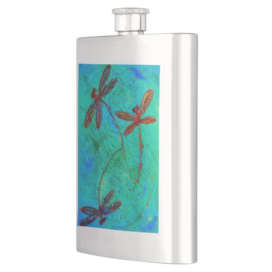 Dragonfly Dance Flachmann (Links)