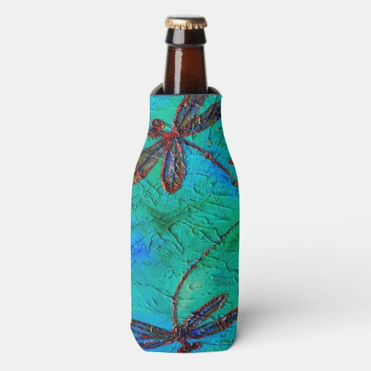 Dragonfly Dance Flaschenkühler (Flaschenvorderseite)