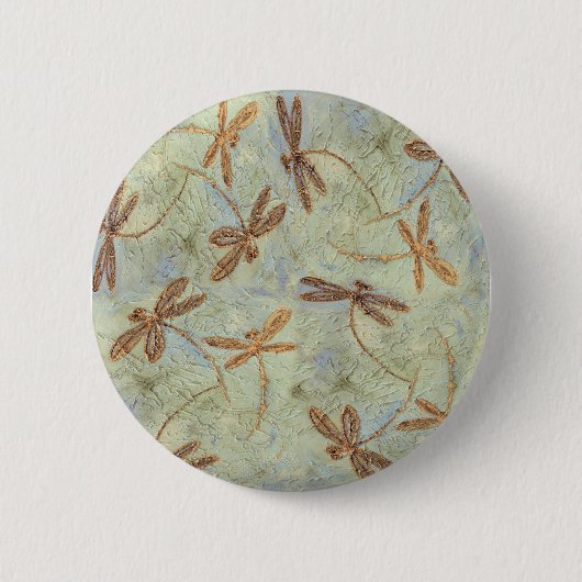 Dragonfly Dance Gold Button (Vorderseite)