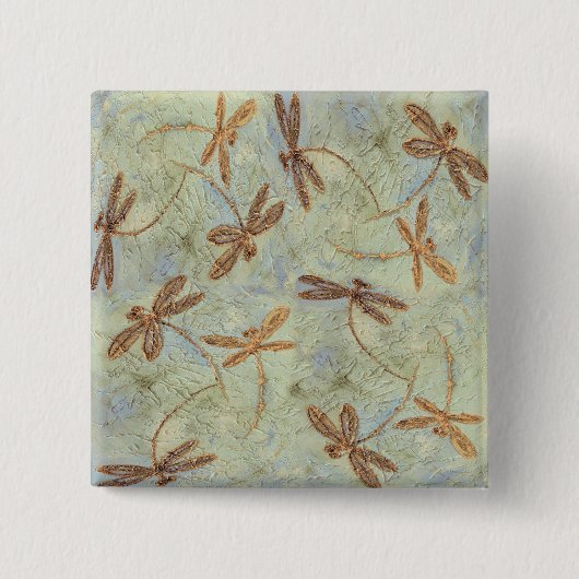 Dragonfly Dance Gold Button (Vorderseite)