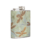 Dragonfly Dance Gold Flachmann (Rechts)