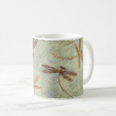 Dragonfly Dance Gold Kaffeetasse (VorderseiteRechts)