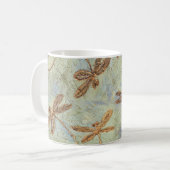 Dragonfly Dance Gold Kaffeetasse (Vorderseite Links)