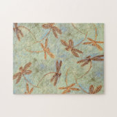 Dragonfly Dance Gold Puzzle (Horizontal)