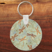 Dragonfly Dance Gold Schlüsselanhänger (Vorderseite)