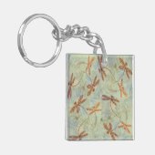 Dragonfly Dance Gold Schlüsselanhänger (Vorderseite links)