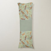 Dragonfly Dance Gold Seitenschläferkissen (Vorderseite Vertikal)