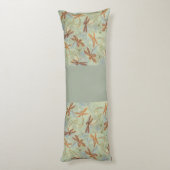 Dragonfly Dance Gold Seitenschläferkissen (Rückseite (Vertikal))