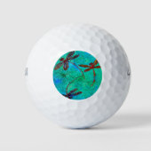 Dragonfly Dance Golf Balls Golfball (Vorderseite)