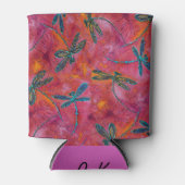 Dragonfly Dance Hot Fuchsia Dosenkühler (Vorderseite)