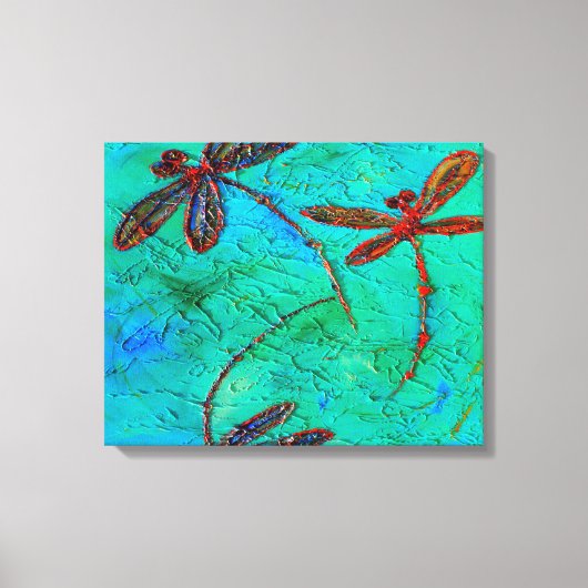 Dragonfly Dance Leinwanddruck (Vorderseite)