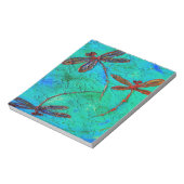 Dragonfly Dance Notizblock (Rotiert)