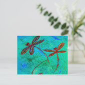 Dragonfly Dance Postkarte (Stehend Vorderseite)