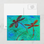 Dragonfly Dance Postkarte (Vorne/Hinten)