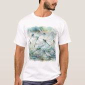 Dragonfly Dance REF181 - Watercolor T-Shirt (Vorderseite)