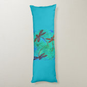 Dragonfly Dance Seitenschläferkissen (Rückseite (Vertikal))