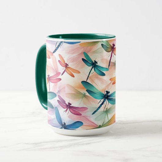 Dragonfly Dance Tasse (Vorderseite Links)