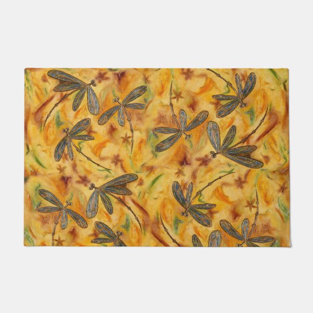 Dragonfly Dance Warme Breeze Fußmatte (Vorderseite)
