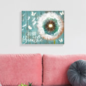 Dragonfly Dandelion Atme einfach die Leinwand Gera (Insitu (Wohnzimmer))