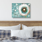 Dragonfly Dandelion Atme einfach die Leinwand Gera (Insitu (Schlafzimmer))