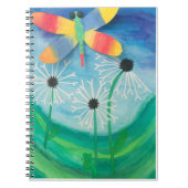 Dragonfly & Dandelion Wasserfarbe Notizblock (Vorderseite)