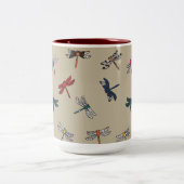 Dragonfly Dandy Coffee/Tee-Tasse Zweifarbige Tasse (Mittel)