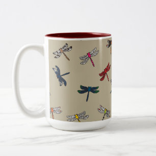 Dragonfly Dandy Coffee/Tee-Tasse Zweifarbige Tasse