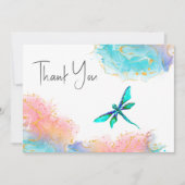 Dragonfly Danke Karte (Vorderseite)