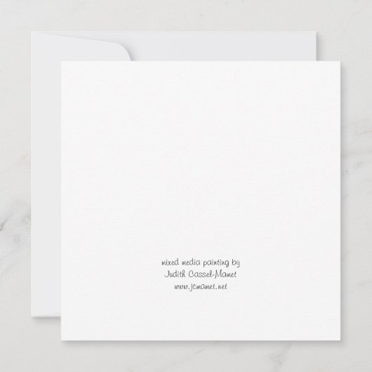 Dragonfly Dankeschön Karte (Rückseite)