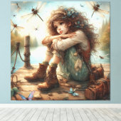 Dragonfly Day Dream 1 Leinwanddruck (Insitu (Holzboden))