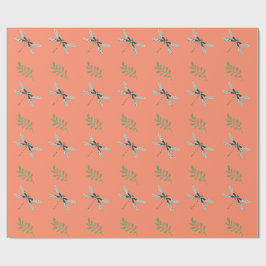 Dragonfly Delight: Koordiniertes Wrapping Paper Geschenkpapier