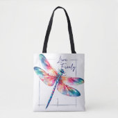 Dragonfly der Freiheit Tasche (Vorderseite)
