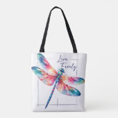 Dragonfly der Freiheit Tasche (Rückseite)