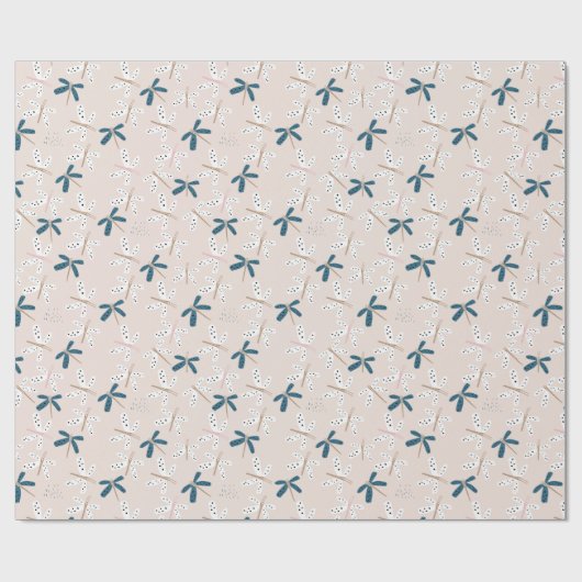 Dragonfly-Design Geschenkpapier (Flach)