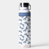 Dragonfly Design Muster Custom Water Flasche (Rückseite)