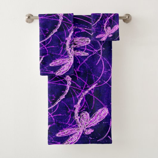 Dragonfly Disco Badhandtuch Set (Insitu)