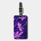 Dragonfly Disco Gepäckanhänger (Vorderseite vertikal)