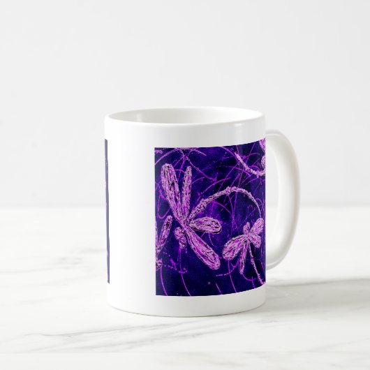 Dragonfly Disco Kaffeetasse (VorderseiteRechts)