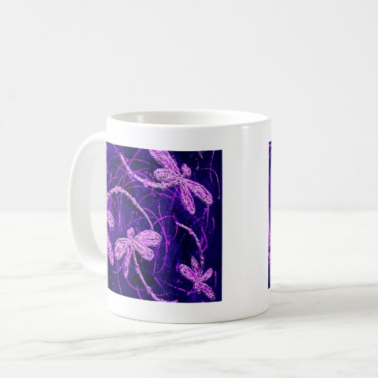 Dragonfly Disco Kaffeetasse (Vorderseite Links)