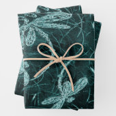 Dragonfly Disco Midnight Blue Geschenkpapier Set (Beispiel)
